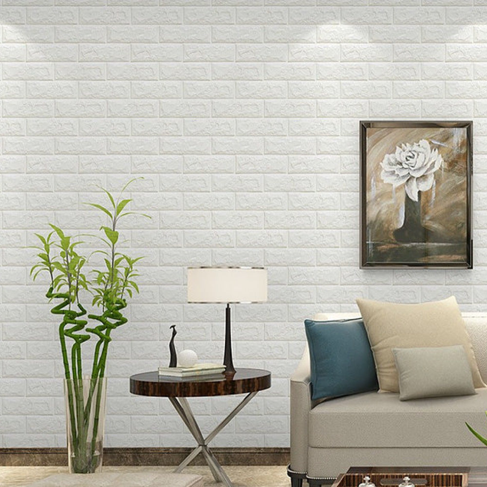 Smart Profile Paneles de pared 3D para decoración de paredes interiores,  paneles de pared decorativos de PVC no adhesivos, paquete de 6 (24 pies