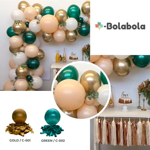 GLOBO CHROME COLOR GREEN C-002 - BolaBola®