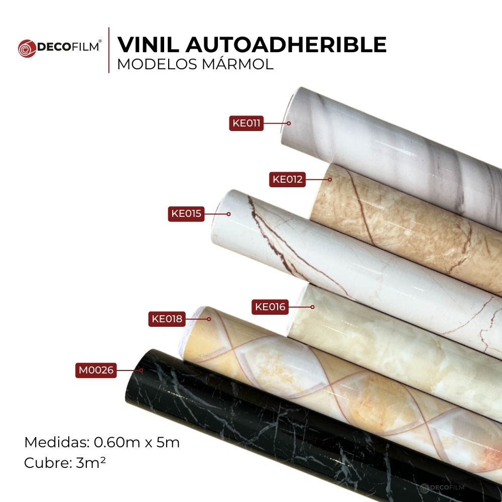 Vinil Autoadherible Mármol en rollo (0.60x5m) - DECOFILM®