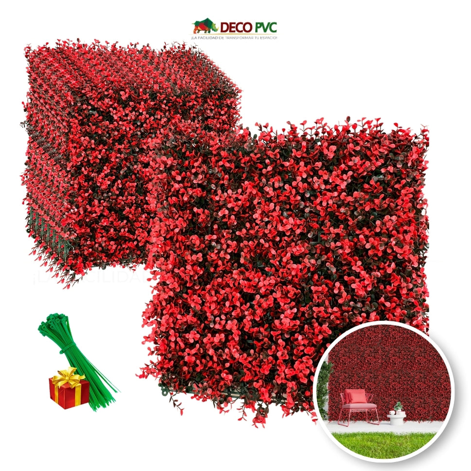 Muro Verde - DECOFLORA®Arrayan rojo