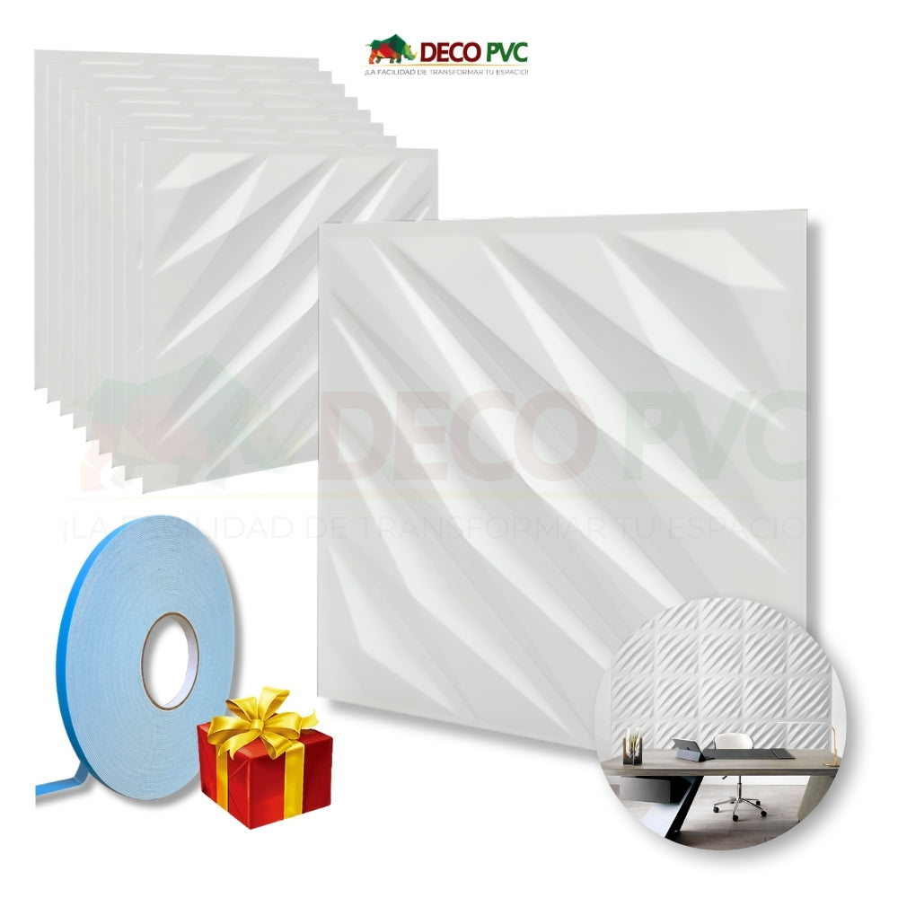 PANEL 3D -Diagonal S120 / 10pzas / 50*50cm