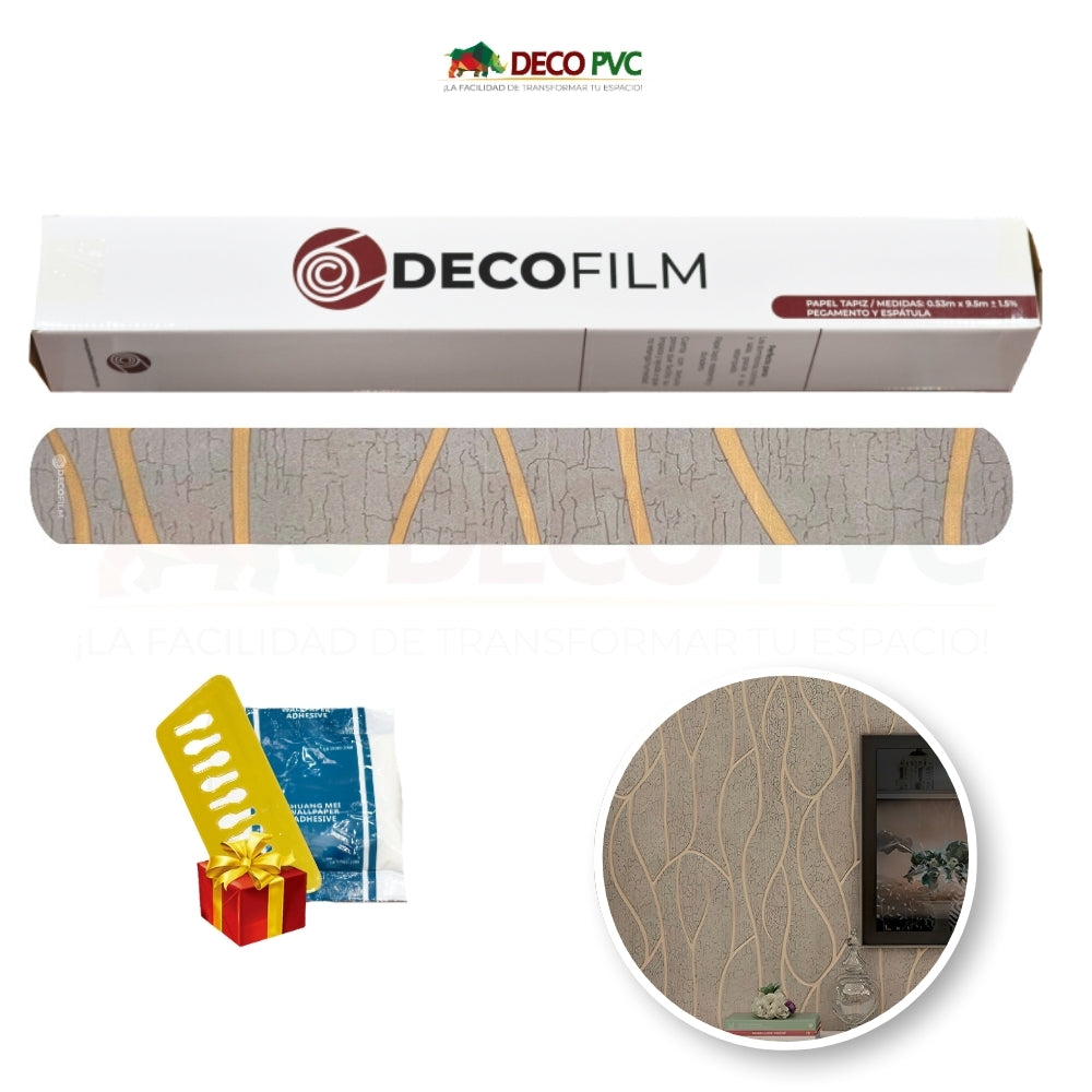 Papel Tapiz Ondas - DECOFILM®