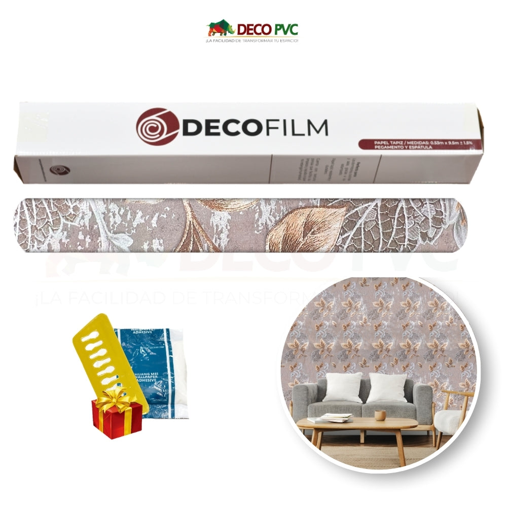 Papel Tapiz Floral Europeo - DECOFILM®