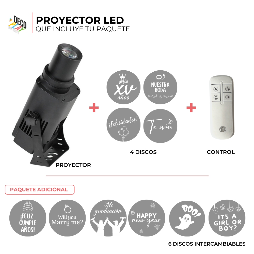 Proyector luz led