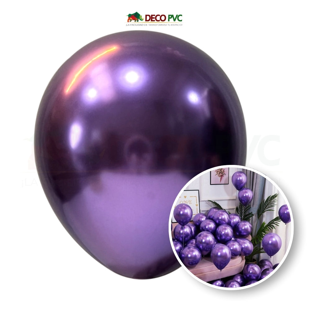 GLOBO CHROME COLOR PURPLE C-004 - BolaBola®