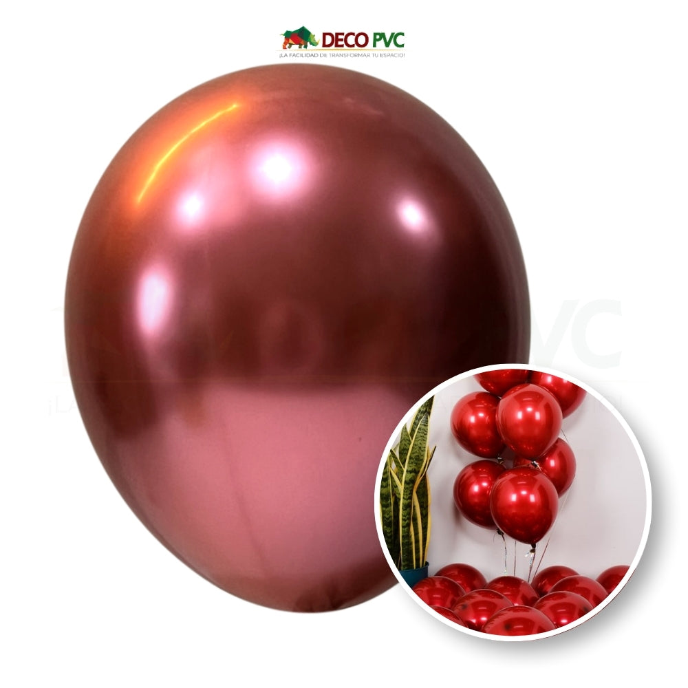 GLOBO CHROME COLOR RED C-006 - BolaBola®