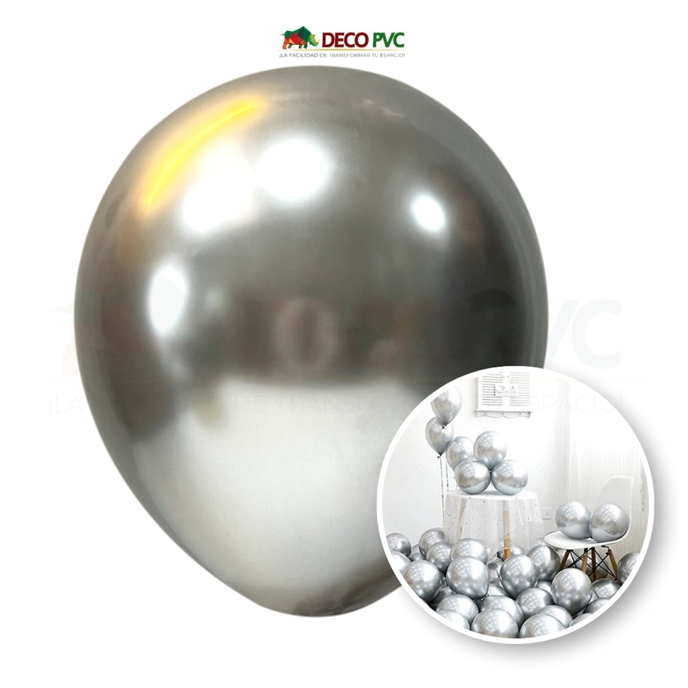 GLOBO CHROME COLOR SILVER C-005 - BolaBola®