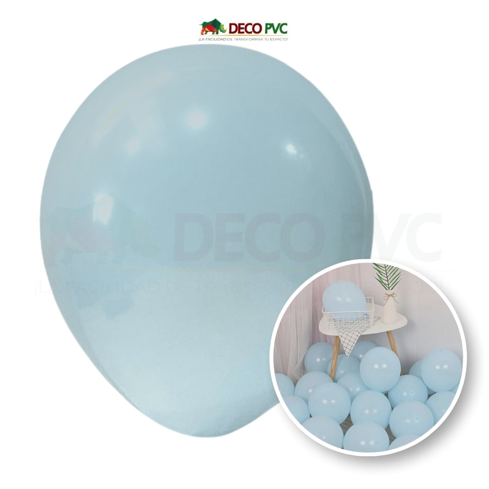 Globo Macaron Pastel - BolaBola®M-006 BLUE 12"