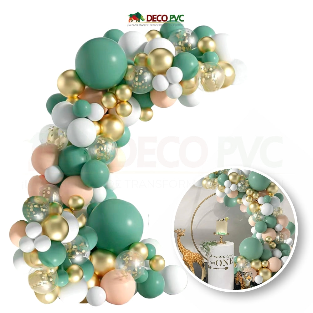 Verde Oliva - Guirnalda decorativa de globos- BolaBola®