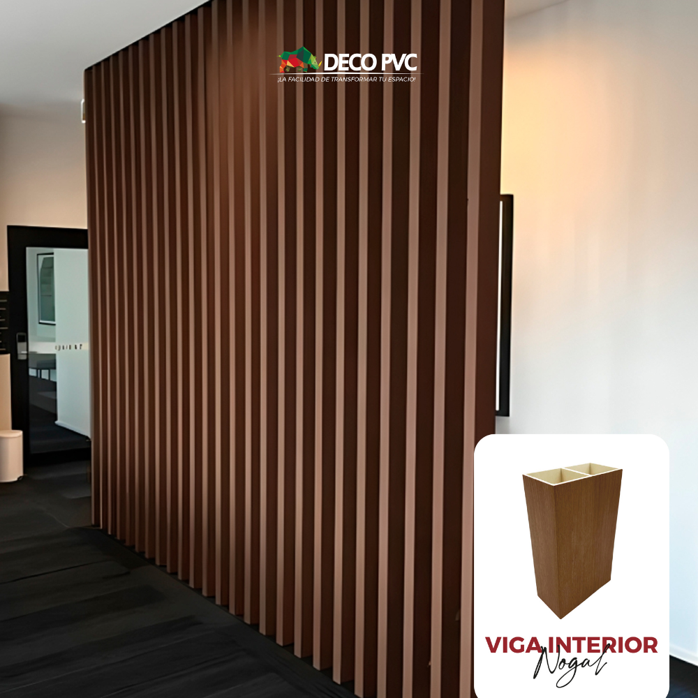 Viga Giratoria para Interior WPC / 6pzas / 5*10*280cm