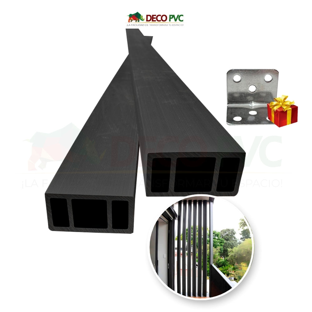 Viga para Exterior WPC / 4pzas / 5*10*280cm