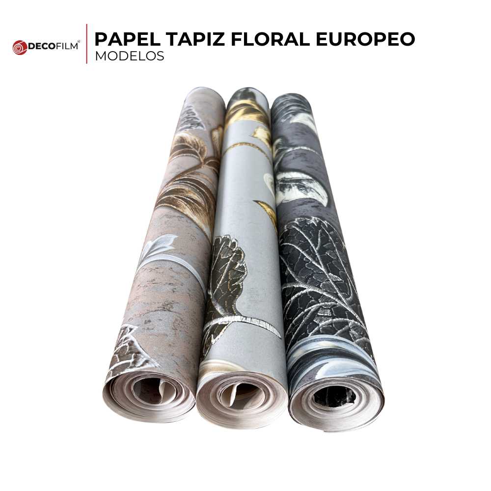 Papel Tapiz Floral Europeo - DECOFILM®