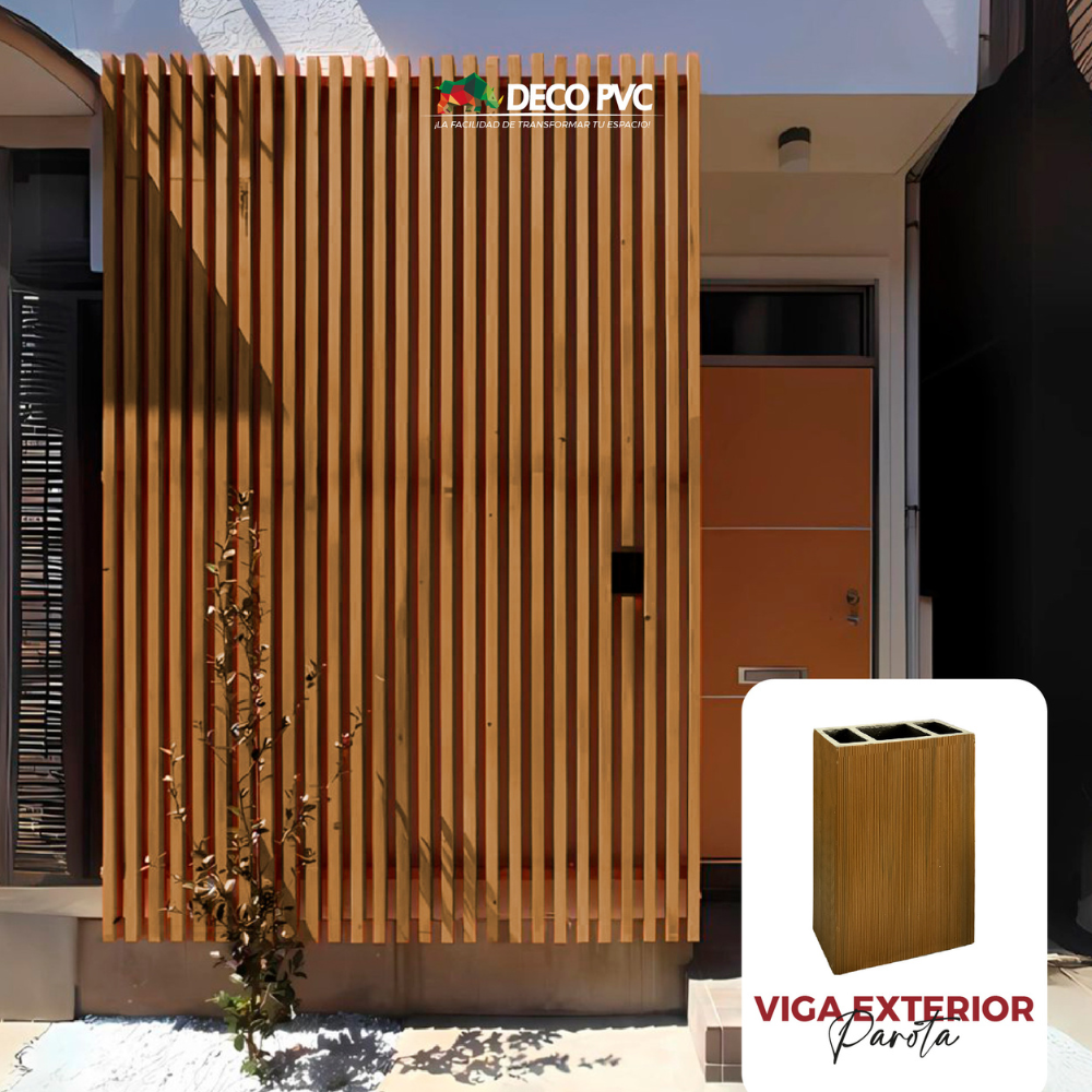 Viga para Exterior WPC / 4pzas / 5*10*280cm