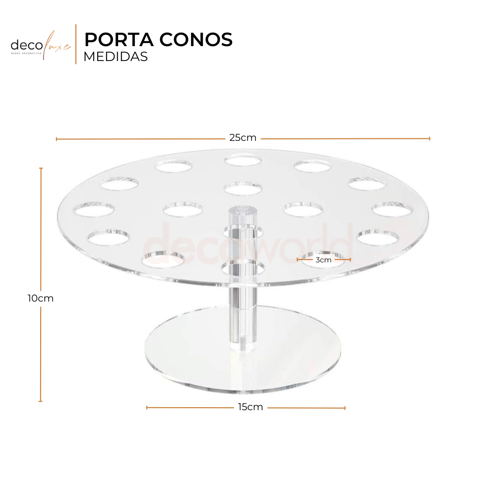 Base Snacks Porta Conos