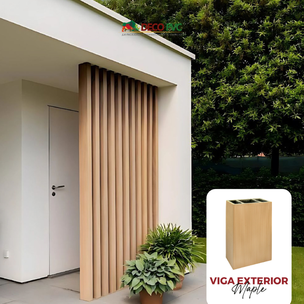 Viga para Exterior WPC / 4pzas / 5*10*280cm