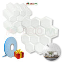 PANEL 3D Profesional - X2603 MIEL  / 10pzas / 50*50cmBLANCO MATE/WHITE