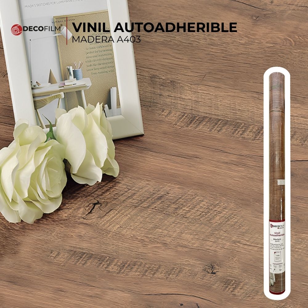 Vinil Autoadherible Madera (1.22x1m) - DECOFILM®