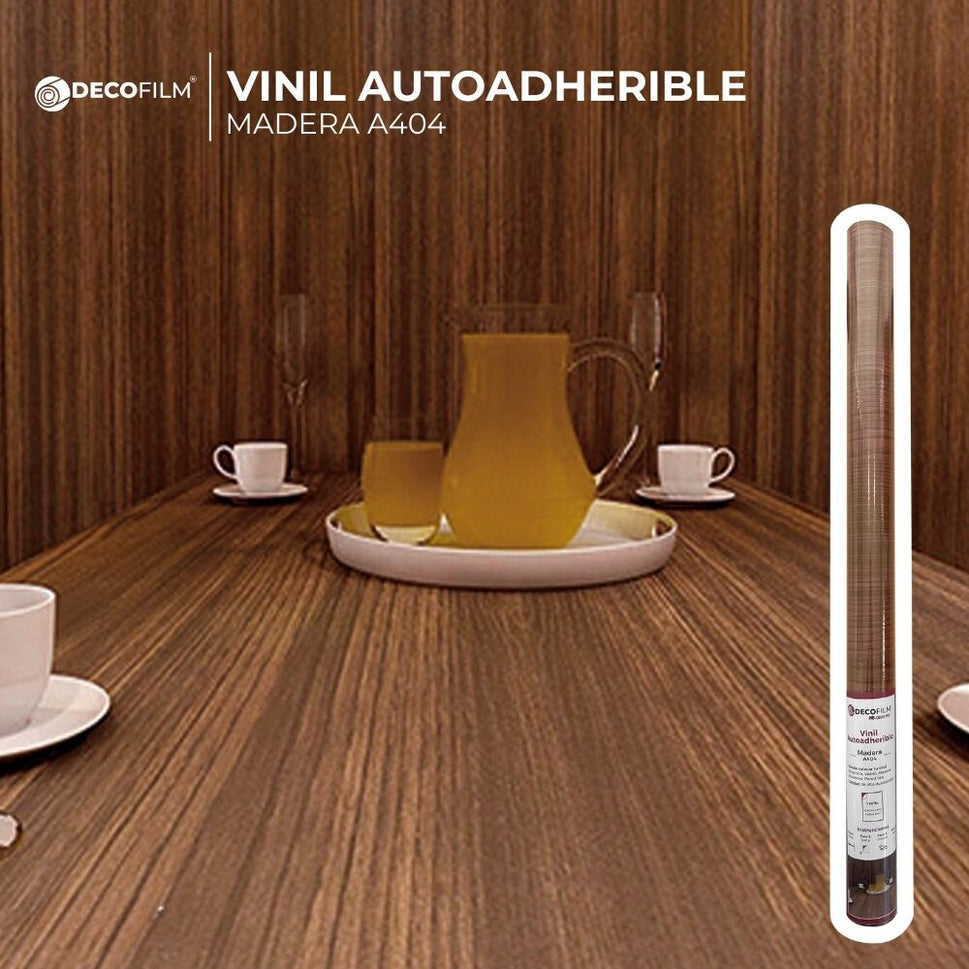 Vinil Autoadherible Madera (1.22x1m) - DECOFILM®A404