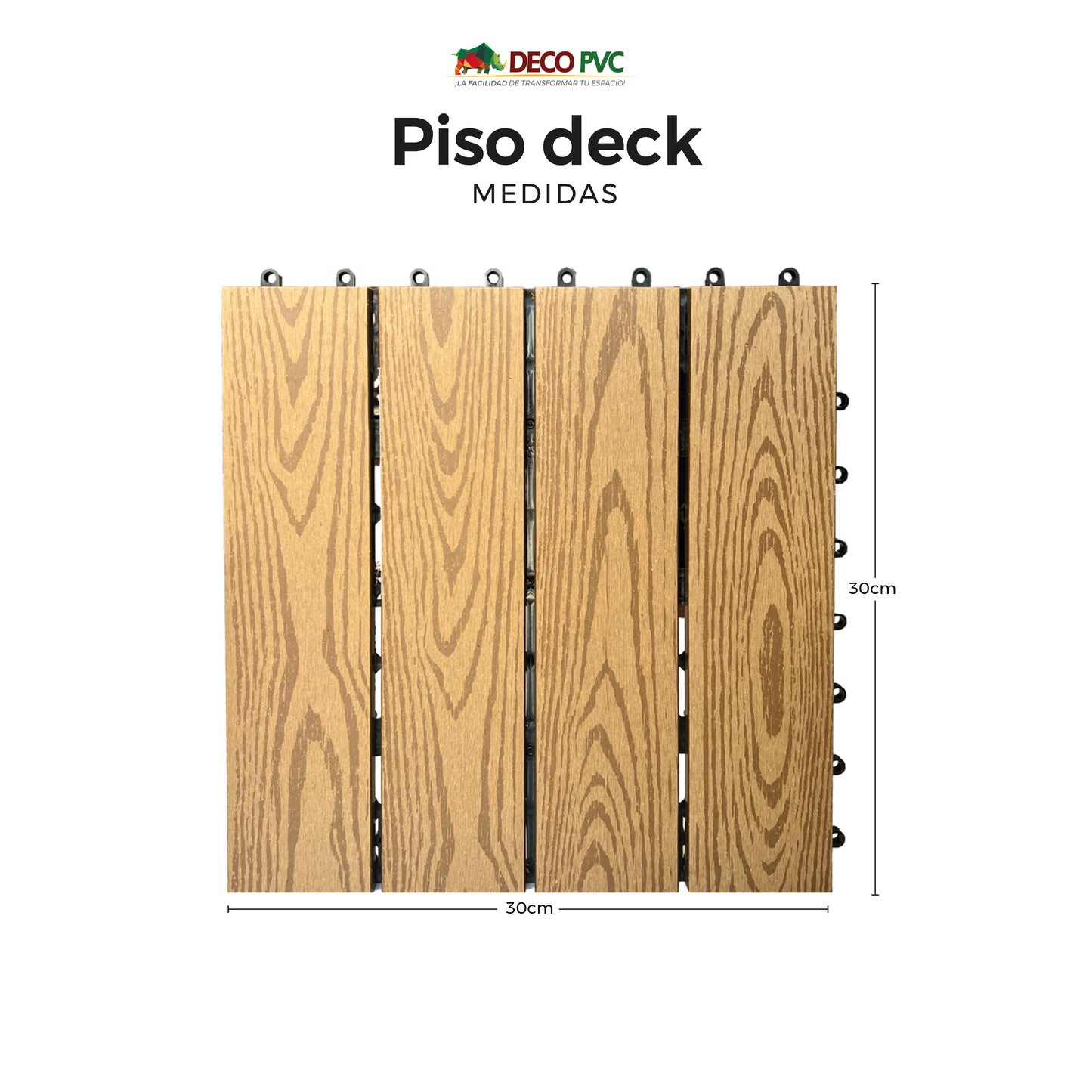 Deck piso para jardín/Plus