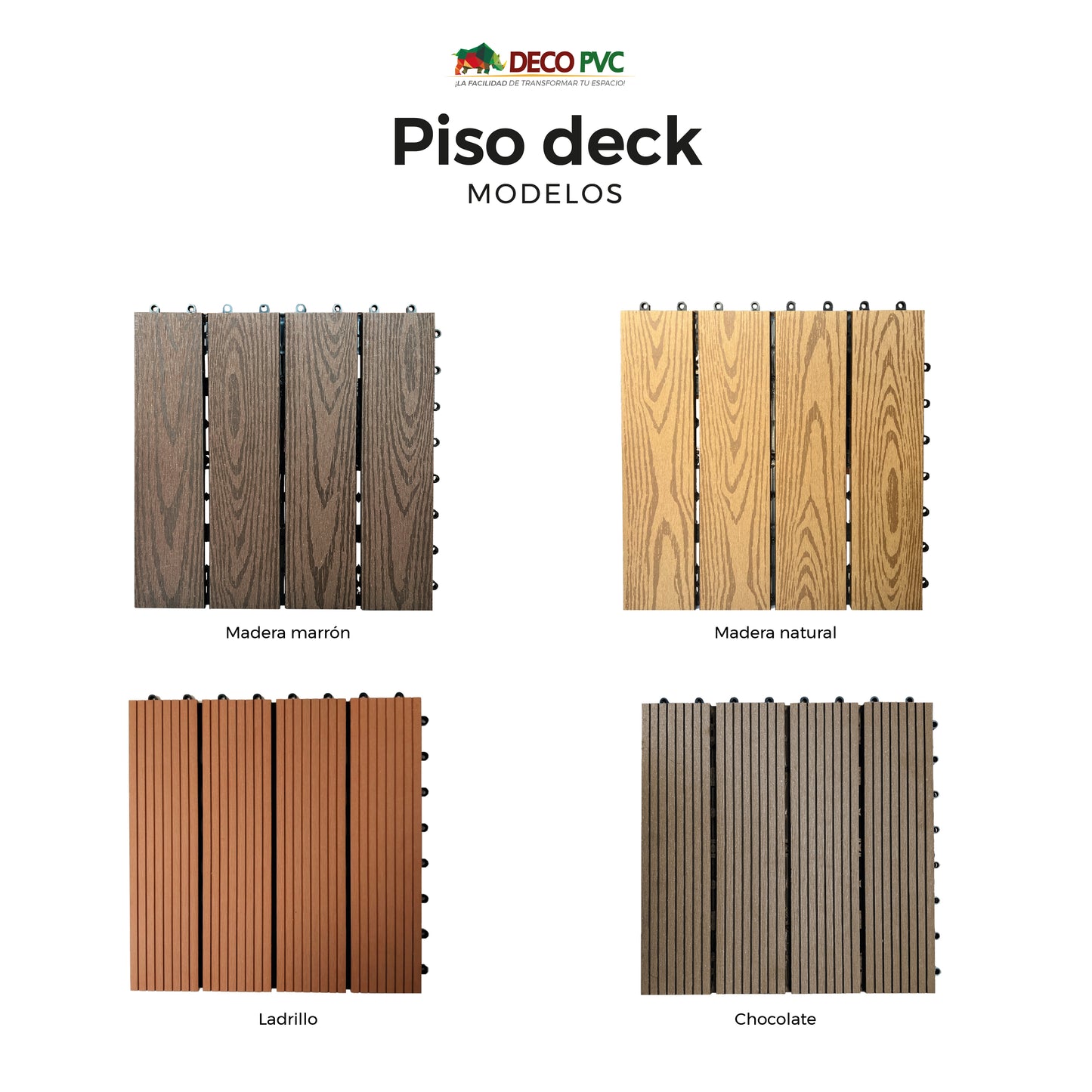 Deck piso para jardín/Plus