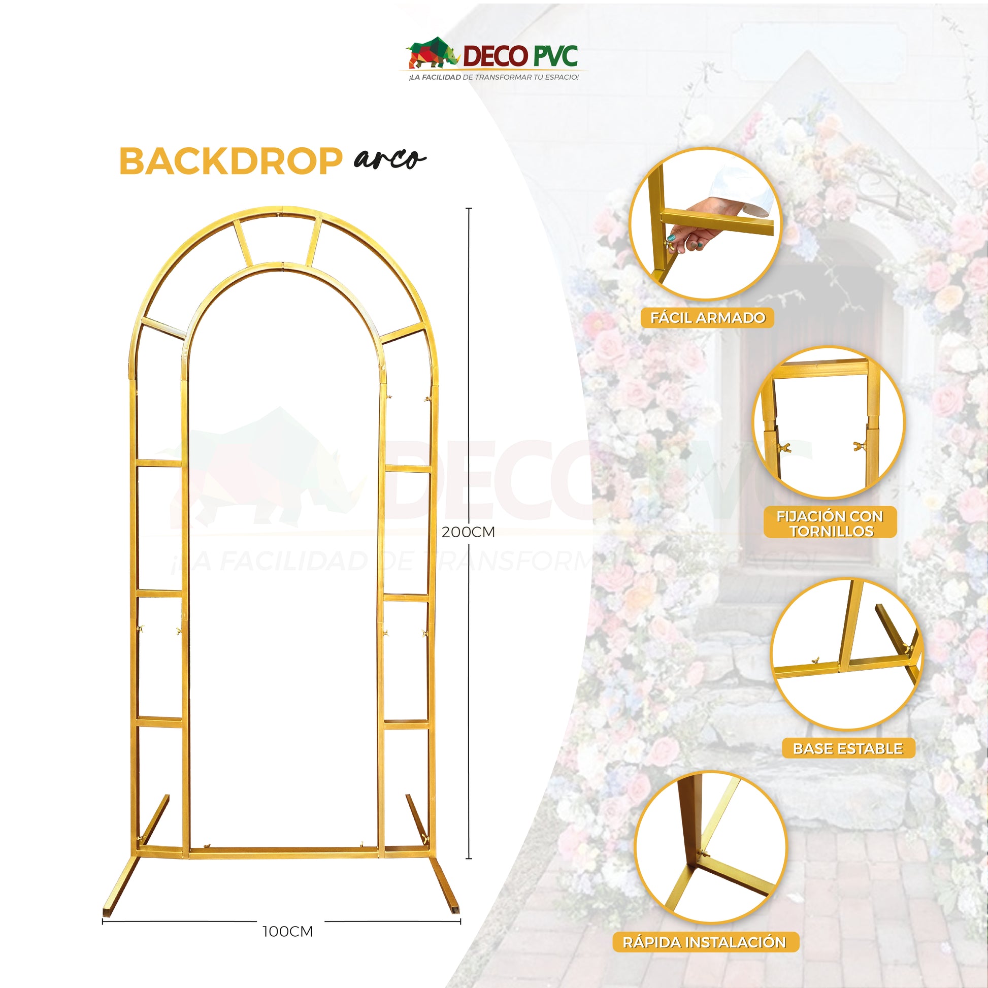 Backdrop Arco / 1pz / 1m*2m