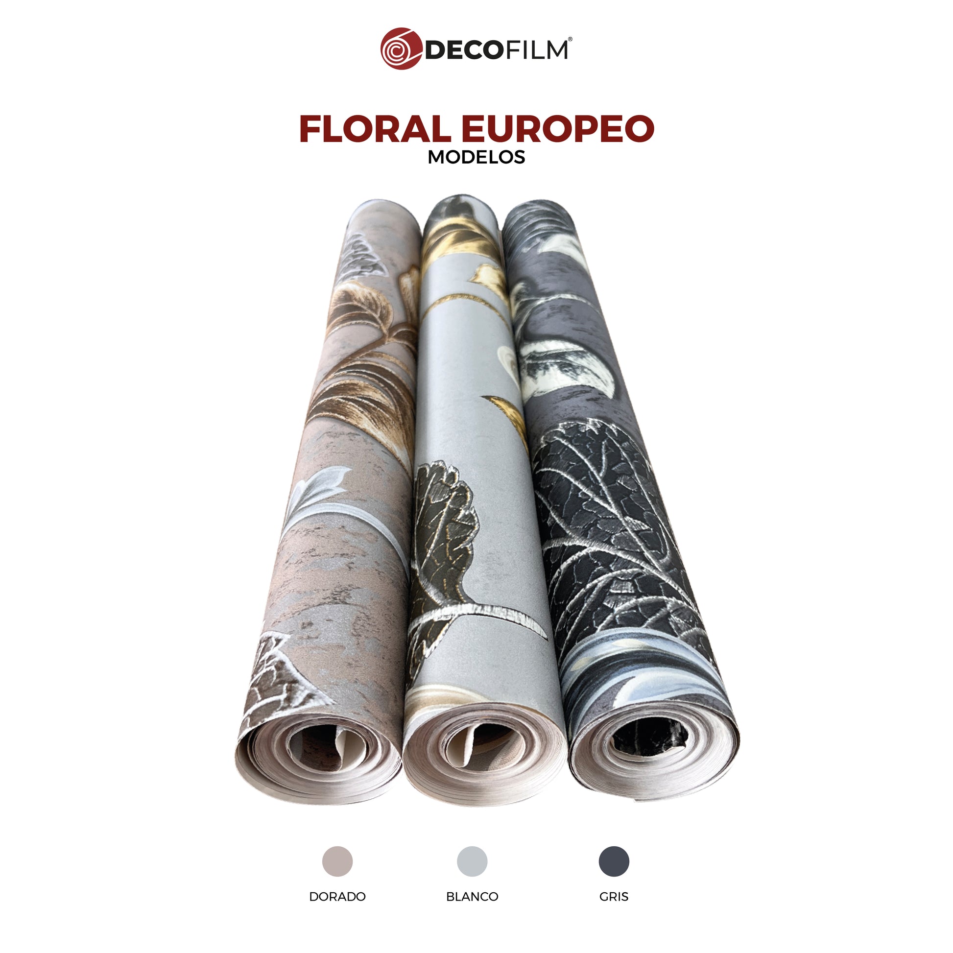 Papel Tapiz Floral Europeo - DECOFILM®