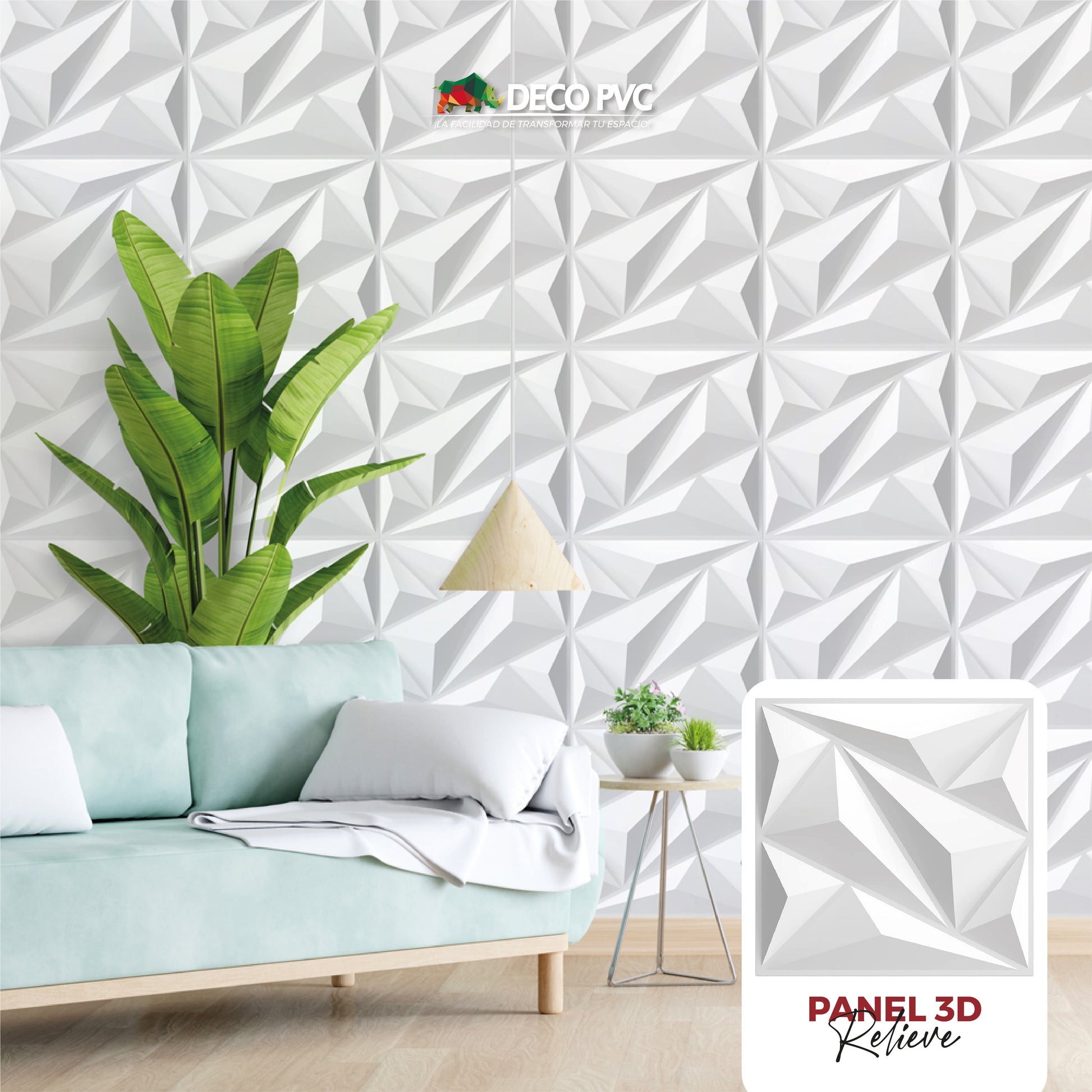 PANEL 3D - Relieve S025 / 10pzas / 50*50cm