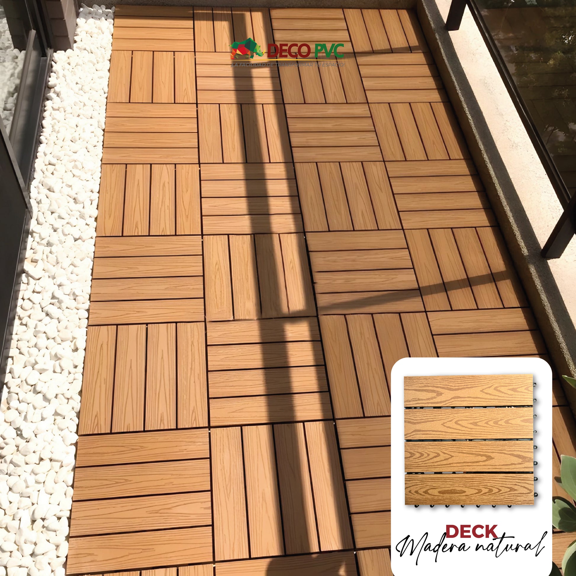 Deck piso para jardín/Plus