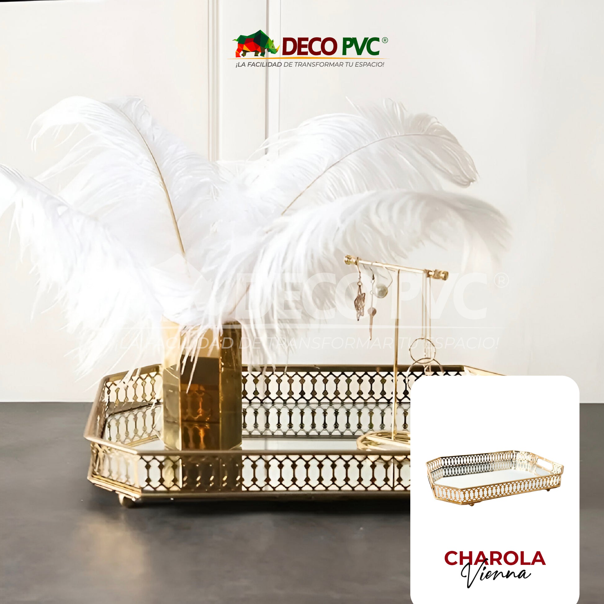 Charola Decorativa - Decoluxe
