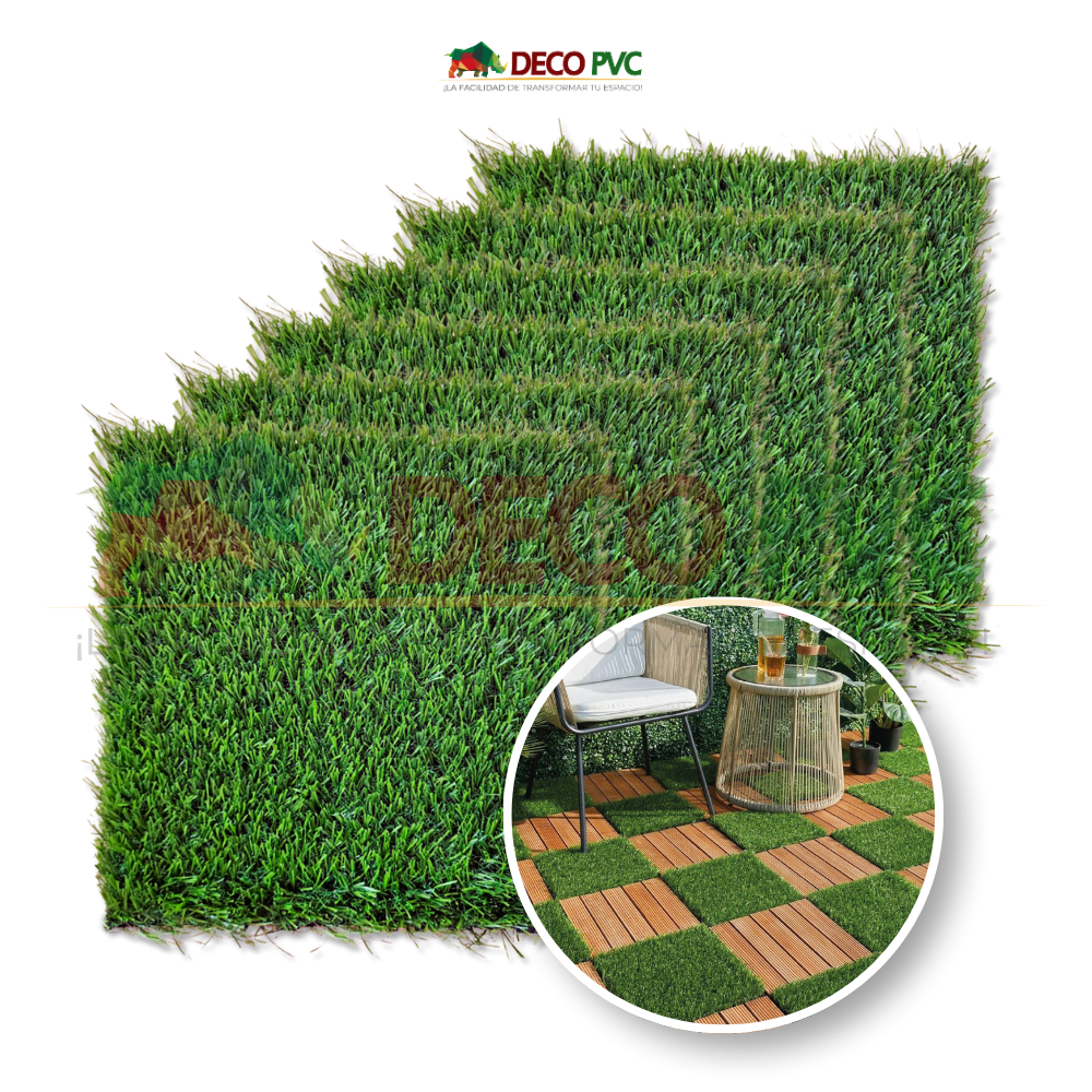 Deck piso para jardín / 6pzas /30*30