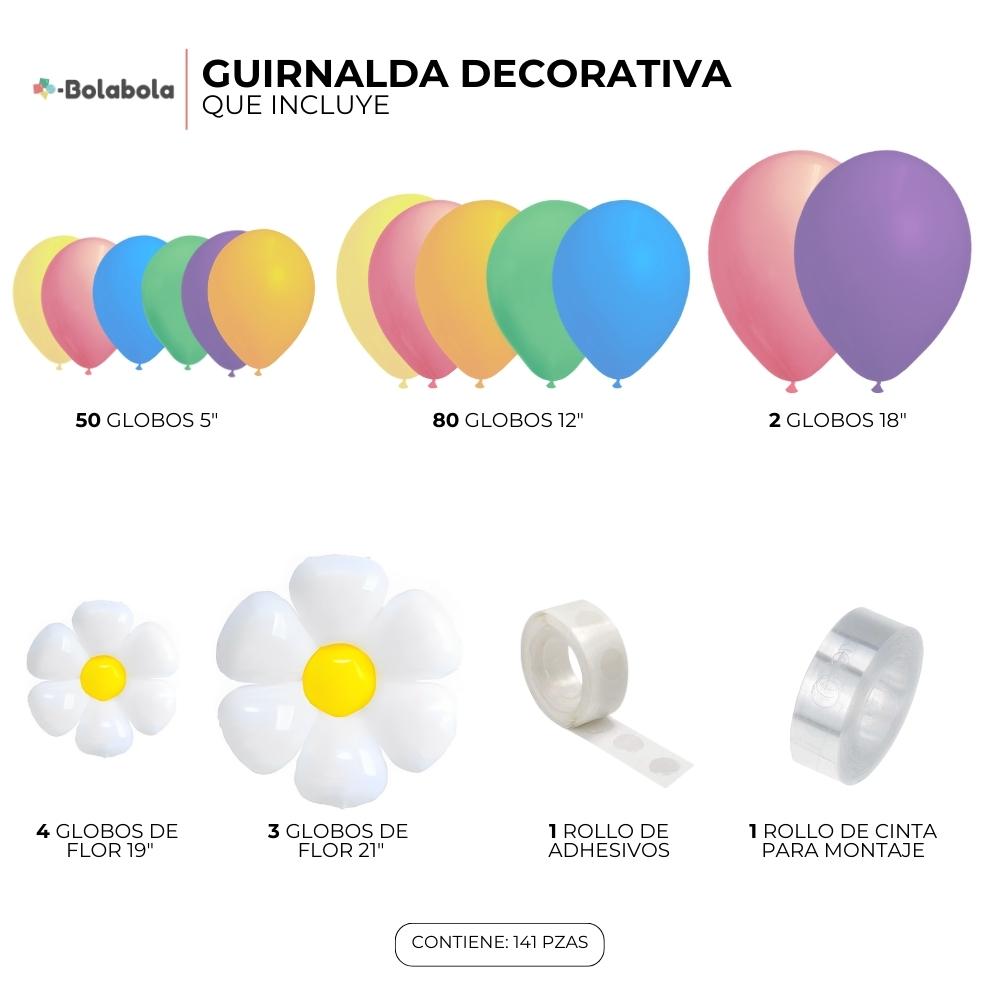 Margarita Colorida - Guirnalda decorativa de globos - BolaBola®