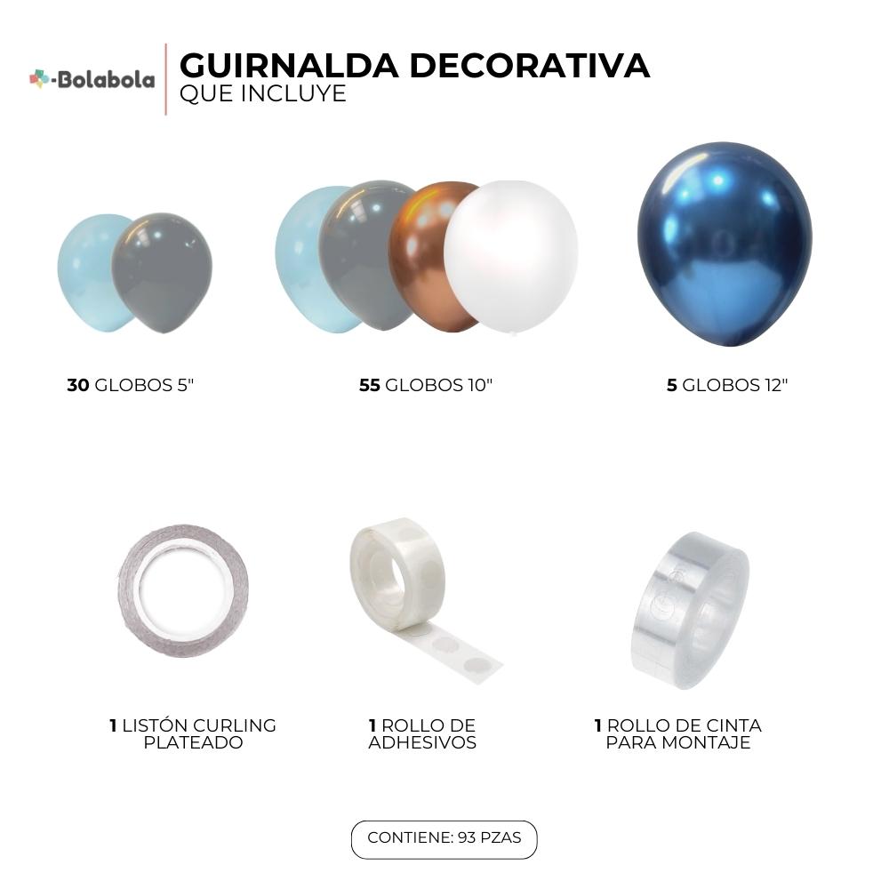 Nube Azul - Guirnalda decorativa de globos