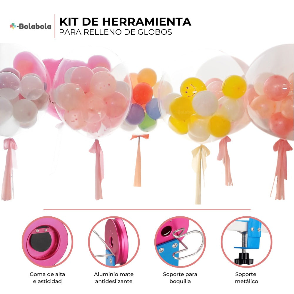 Kit de herramientas para relleno de globos - BolaBola®