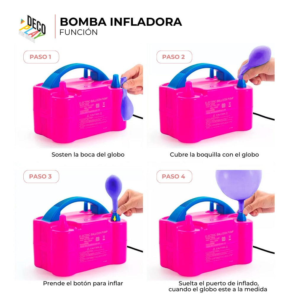 Bomba Infladora para globos