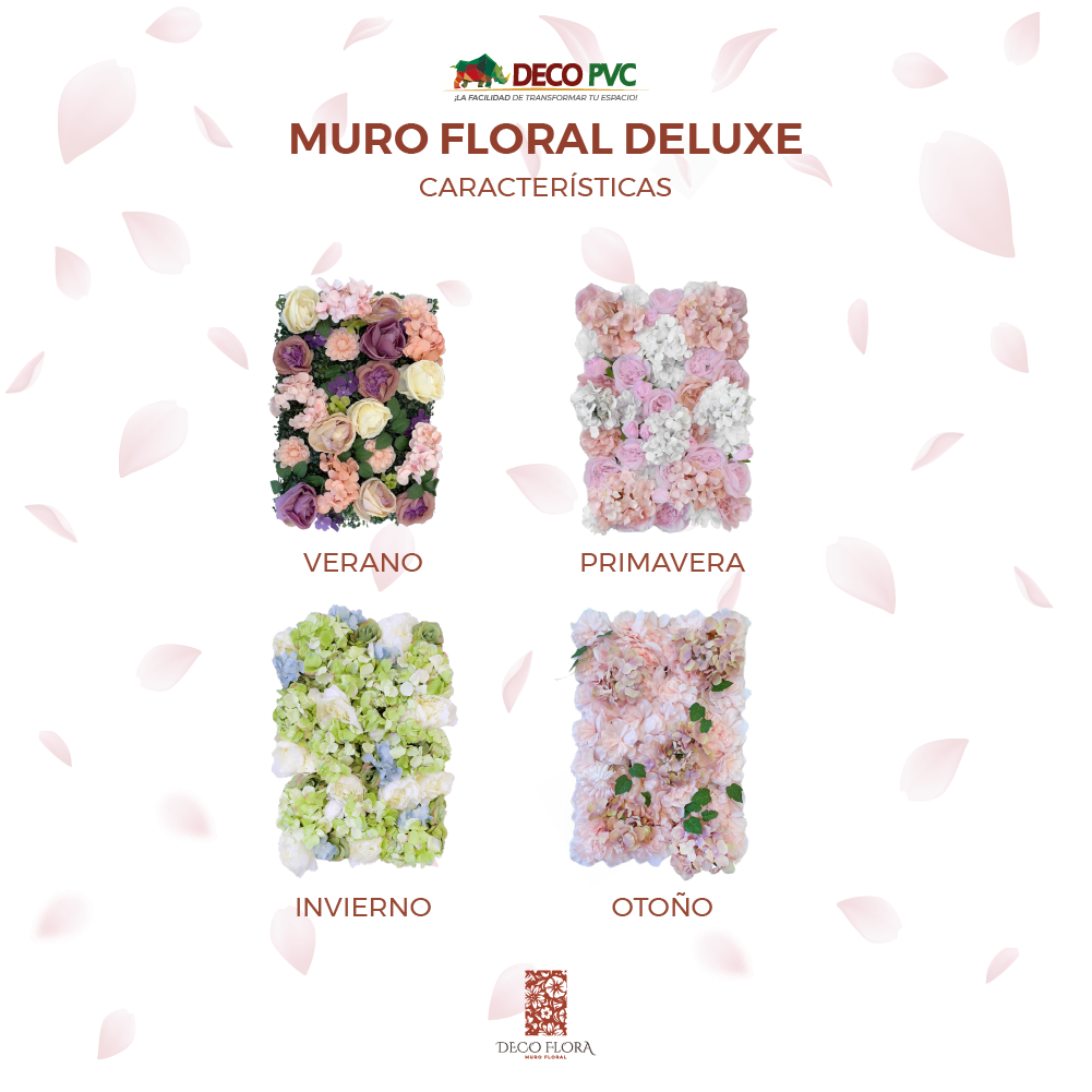 Muro Floral  / Modelos Deluxe - DECOFLORA®