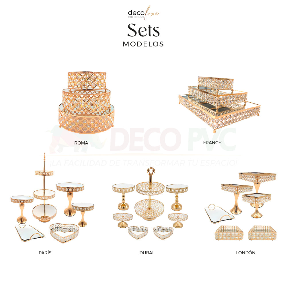 SET PARIS - DECOLUXE - BASE PARA PASTEL