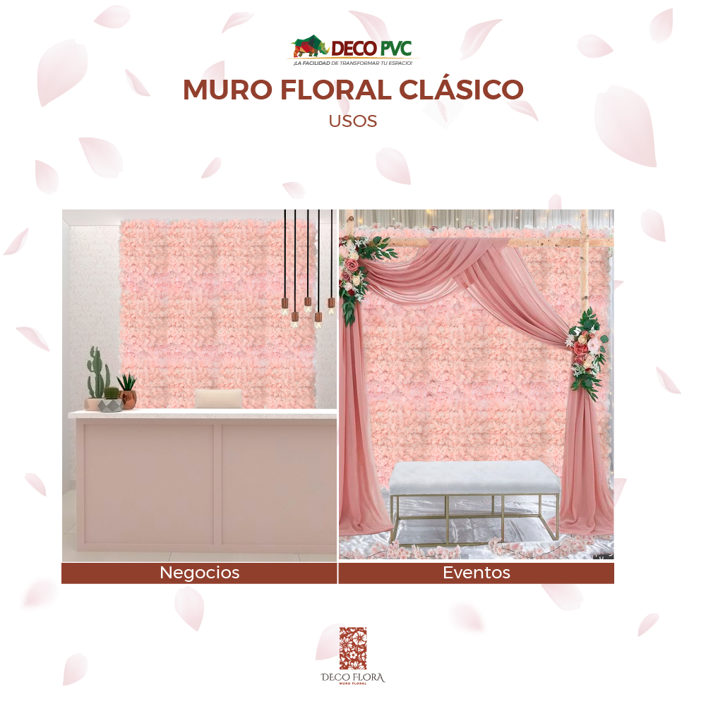 Muro Floral / Modelos Clásico - DECOFLORA®