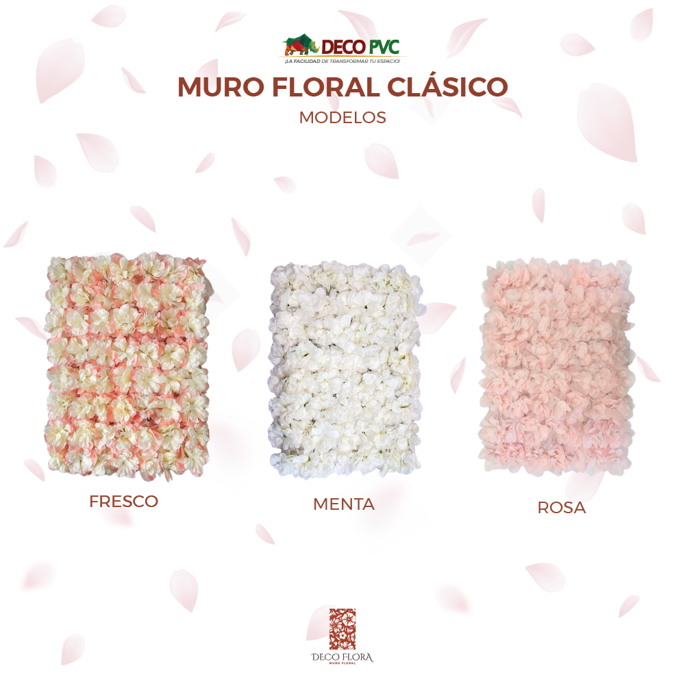 Muro Floral / Modelos Clásico - DECOFLORA®