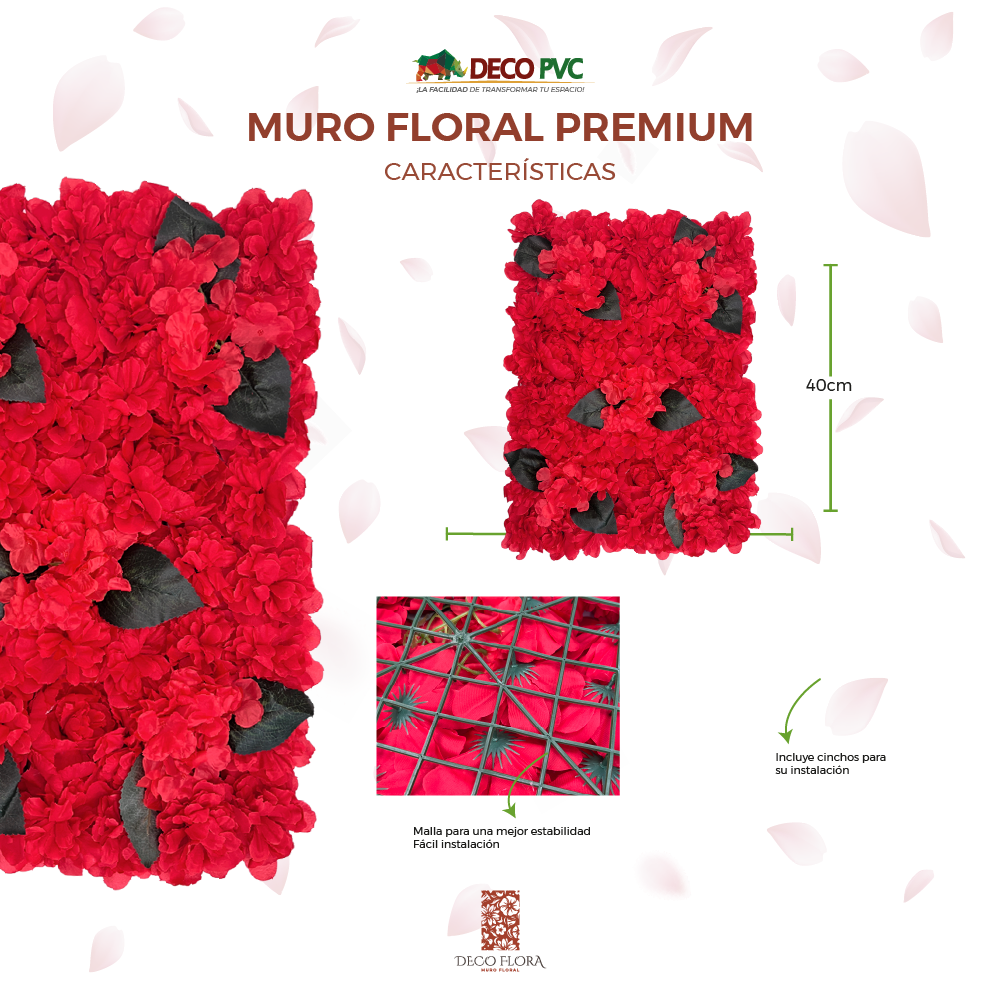 Muro Floral / Modelos Premium - DECOFLORA®