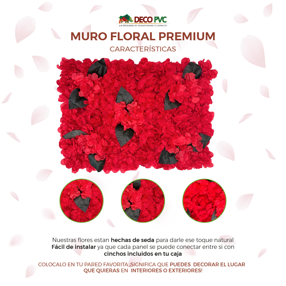 Muro Floral / Modelos Premium - DECOFLORA®