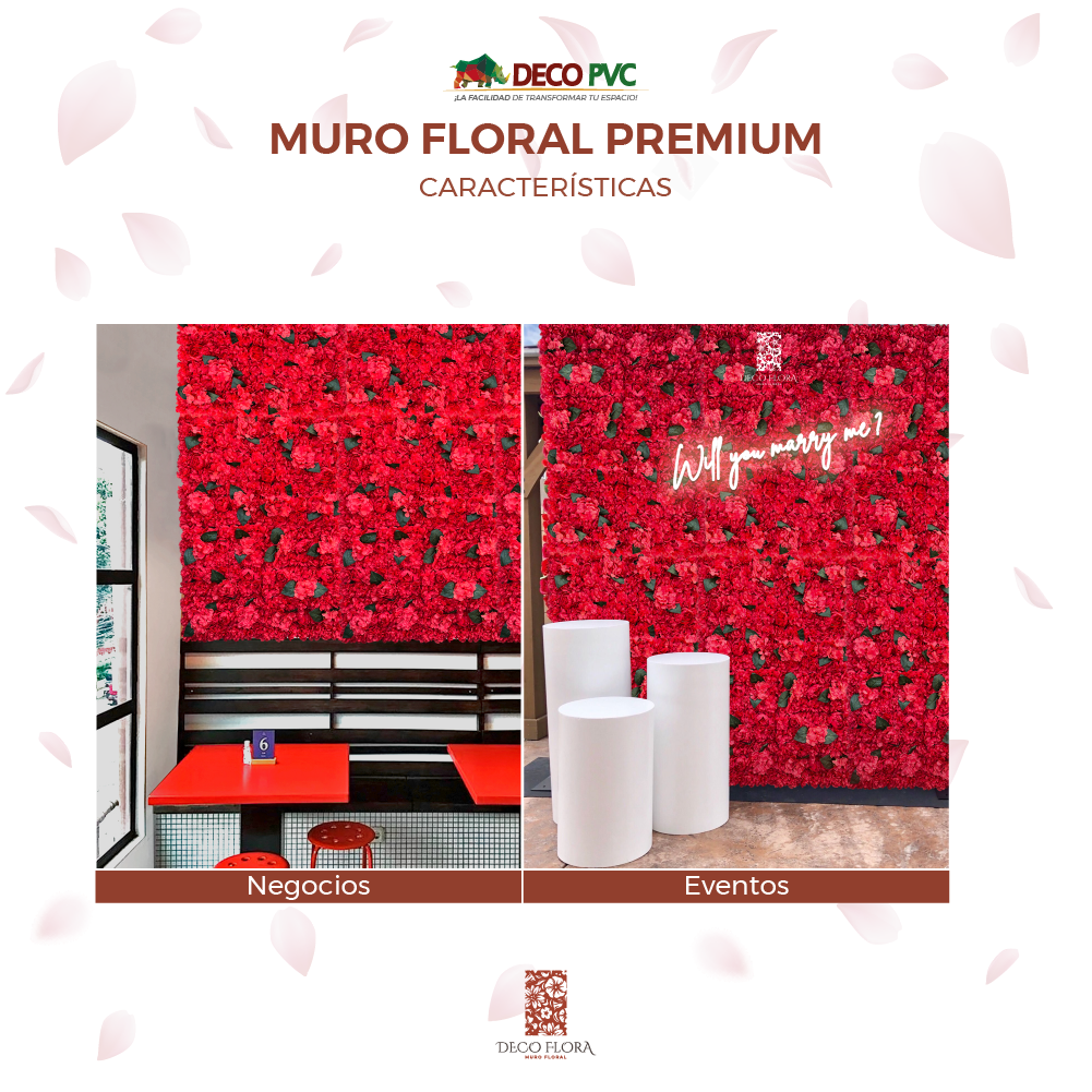 Muro Floral / Modelos Premium - DECOFLORA®