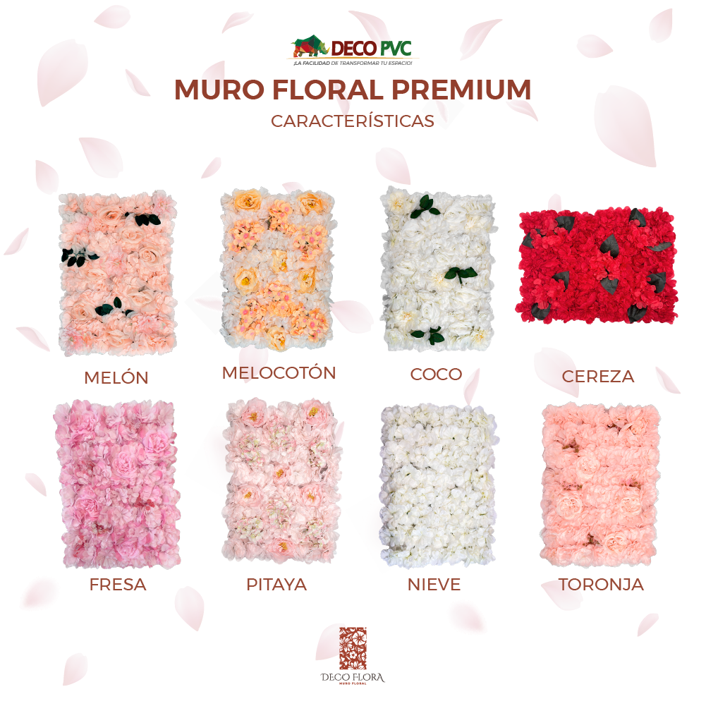 Muro Floral / Modelos Premium - DECOFLORA®