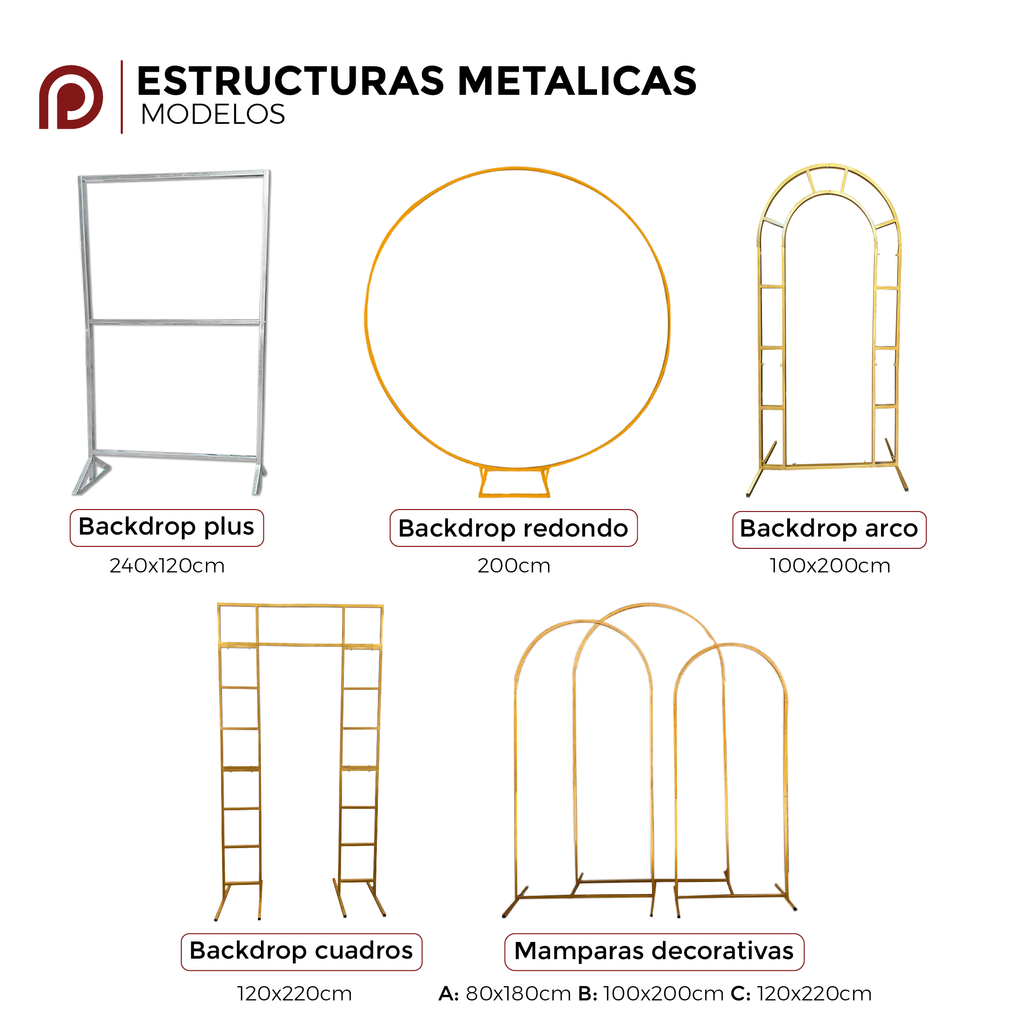 Estructuras - Estructuras Metálicas para Decoración