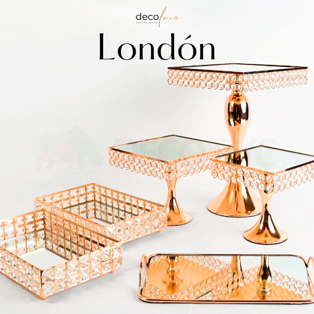 SET LONDON - DECOLUXE - BASE PARA PASTEL