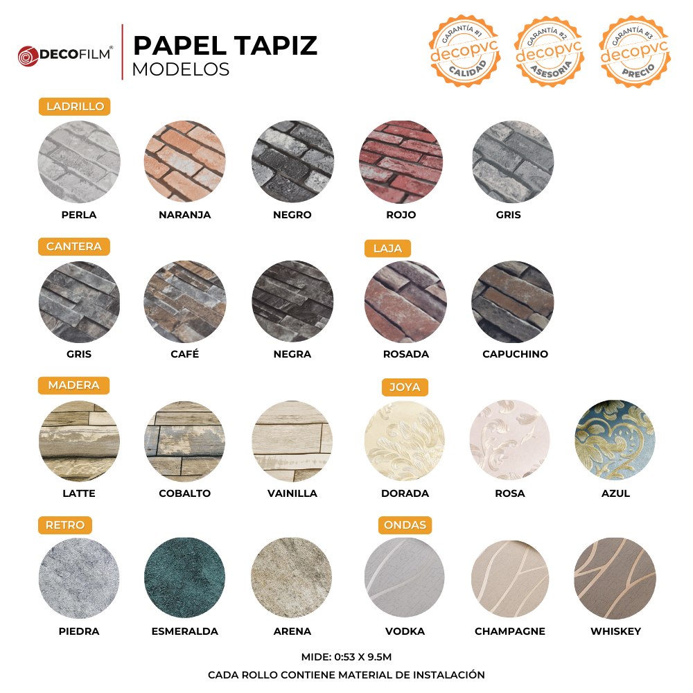 Papel Tapiz Cantera - DECOFILM®