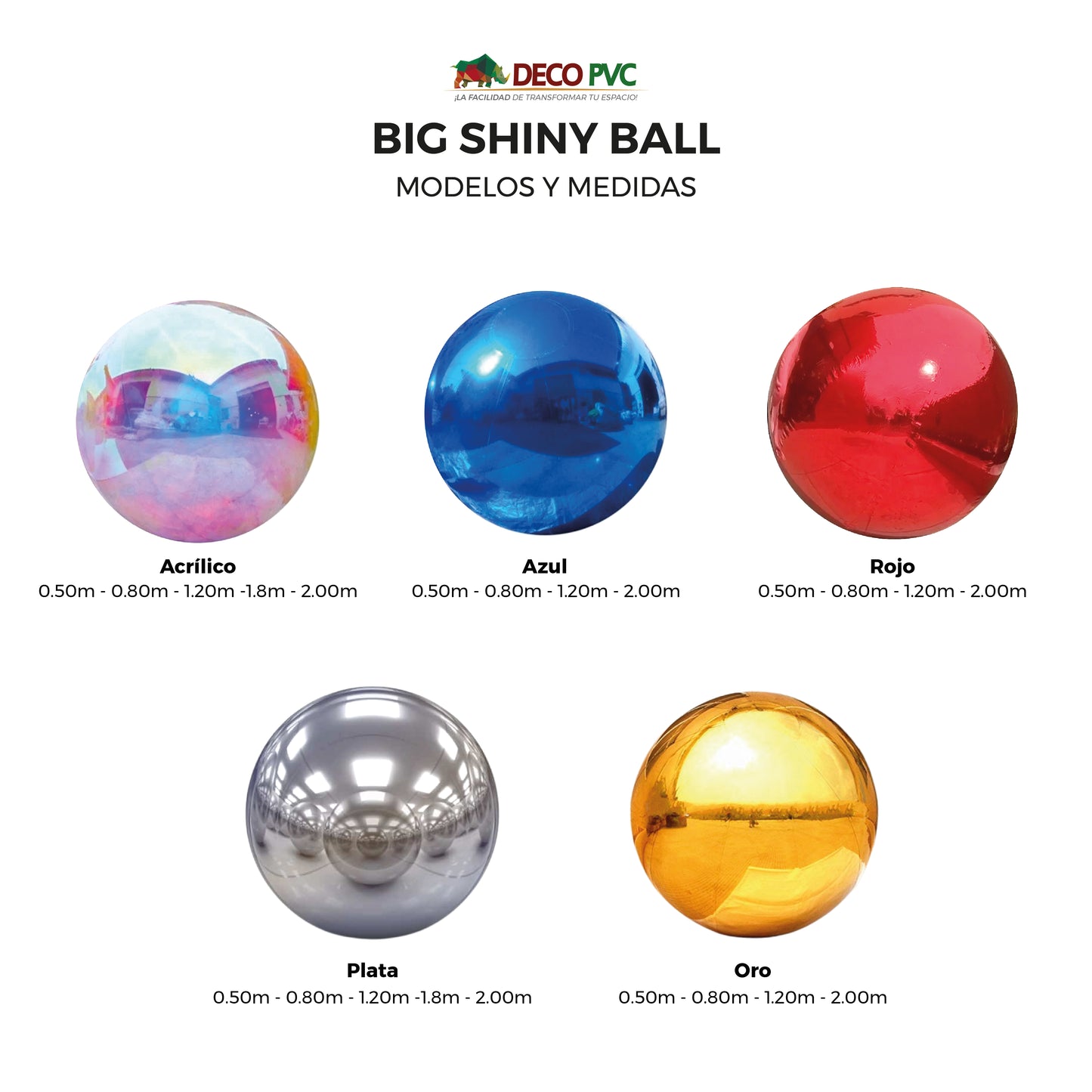 Big Shiny Balls / Acrilico - BolaBola®