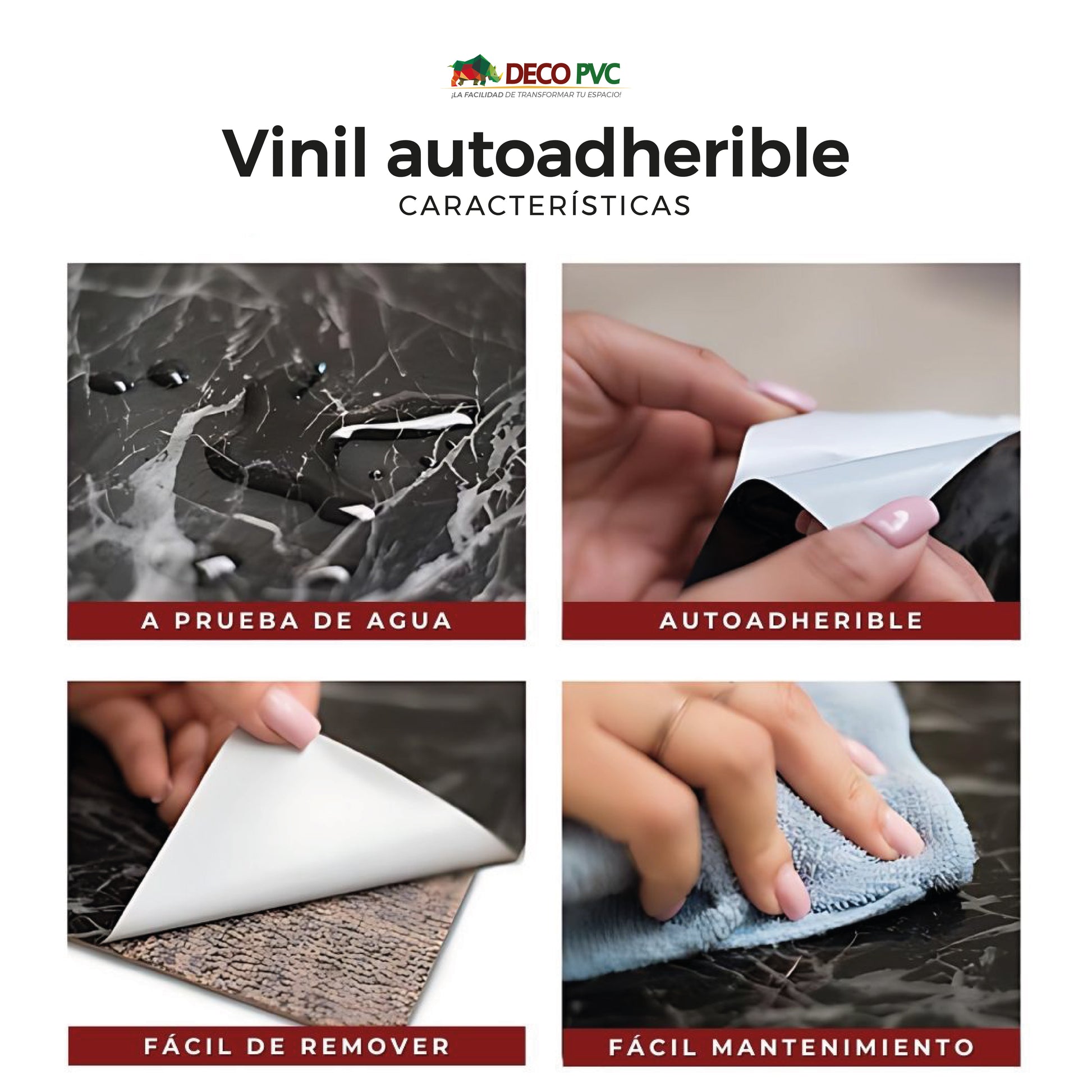 Vinil Autoadherible Sólido en rollo (0.60x5m) - DECOFILM®