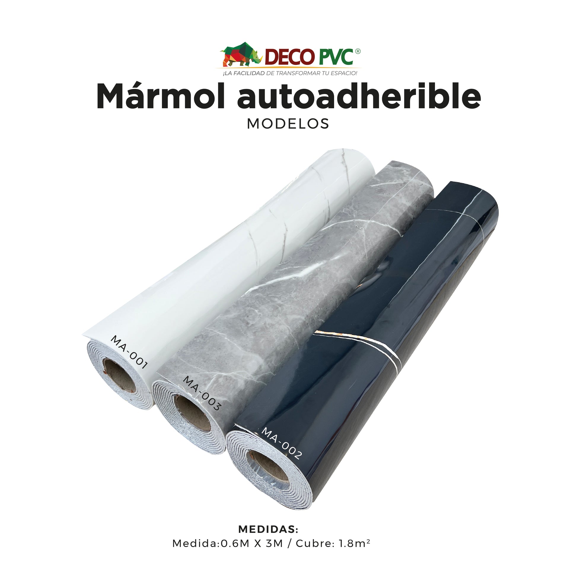 Mármol de PVC Autoadherible en rollo