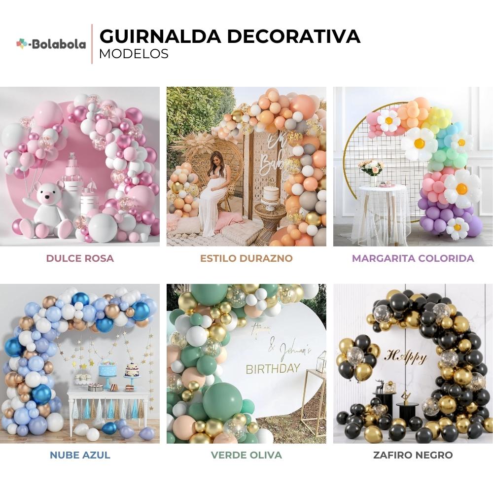 Verde Oliva - Guirnalda decorativa de globos- BolaBola®