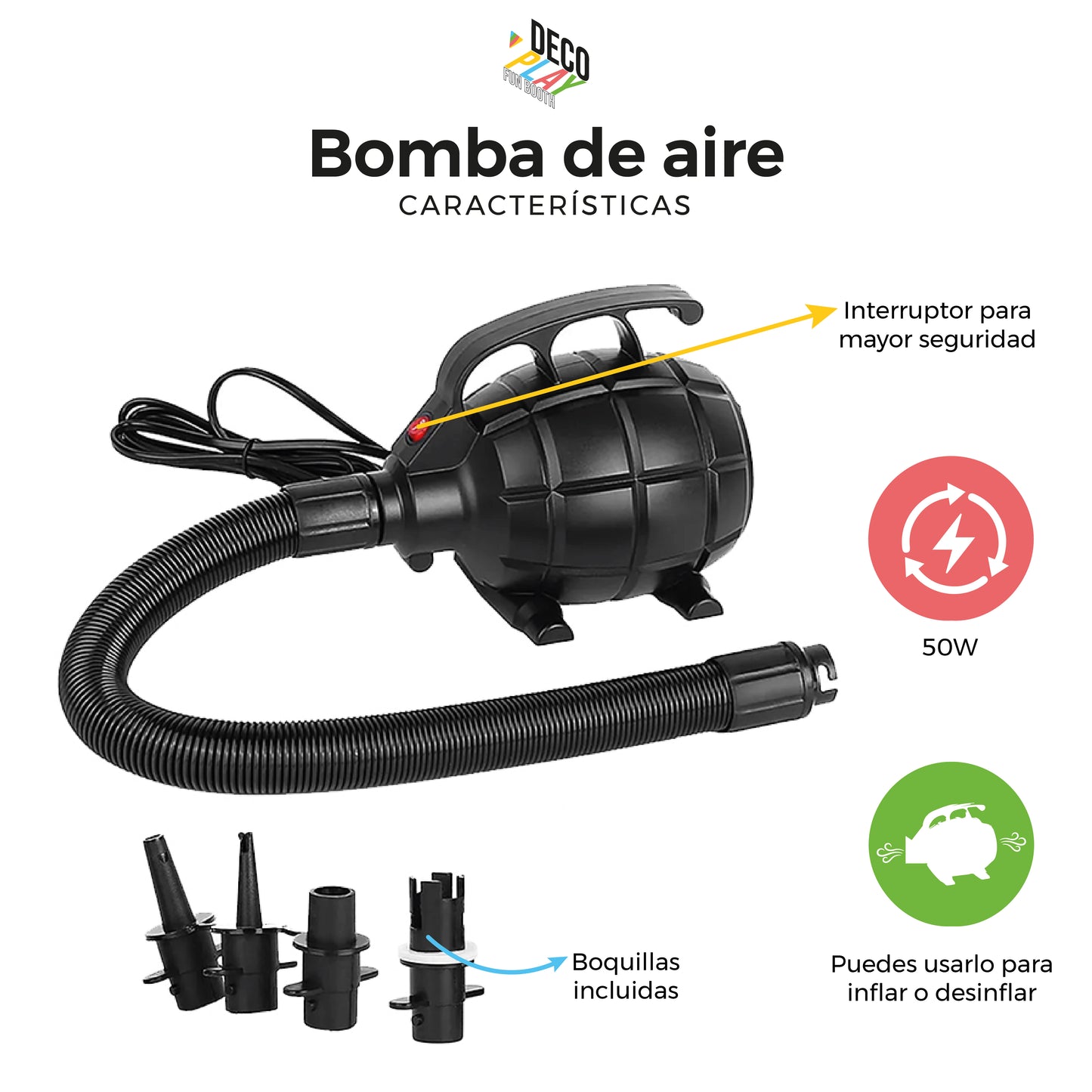 Bomba de aire - Decoplay